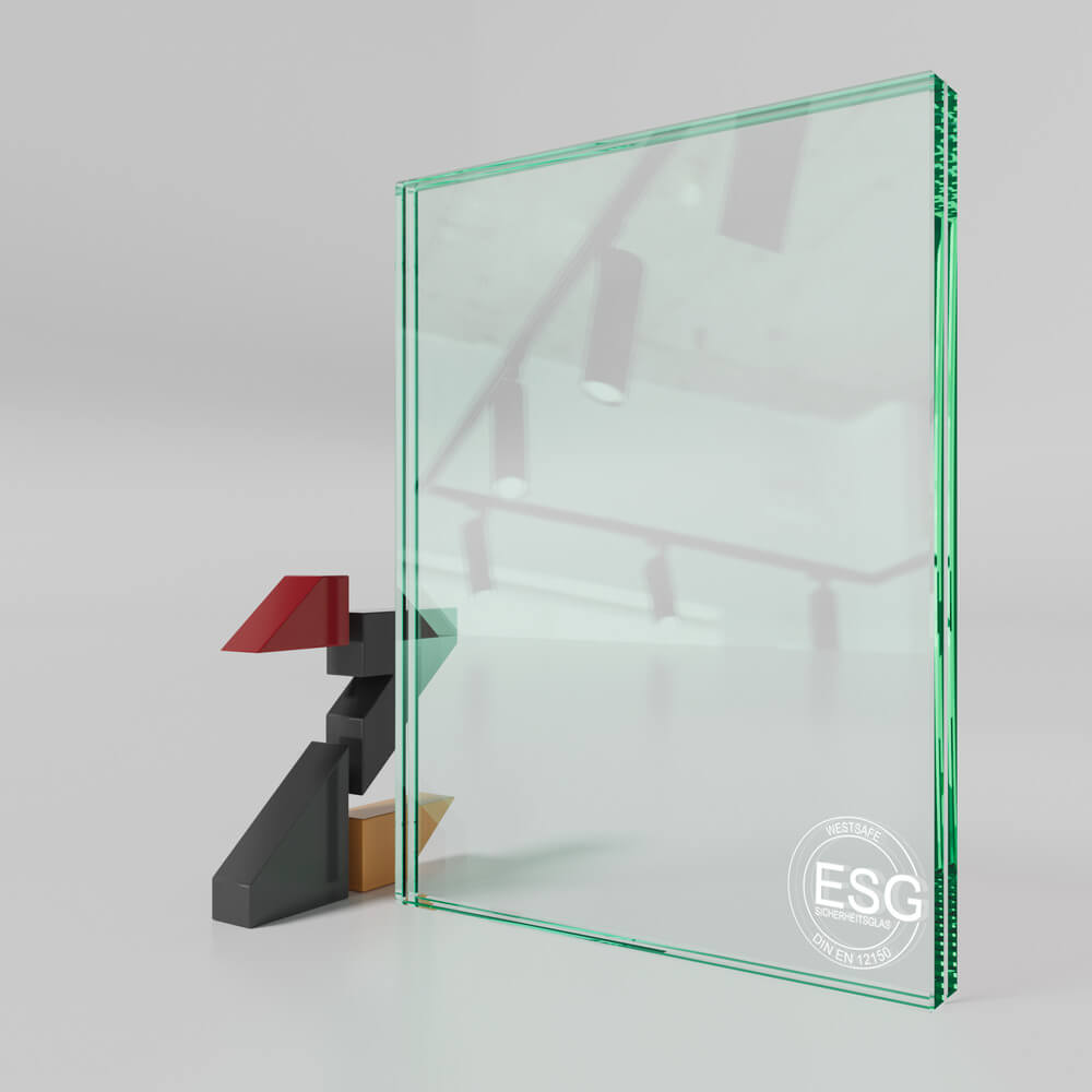 VSG Glas 8.76mm klar aus 2 x ESG Glas