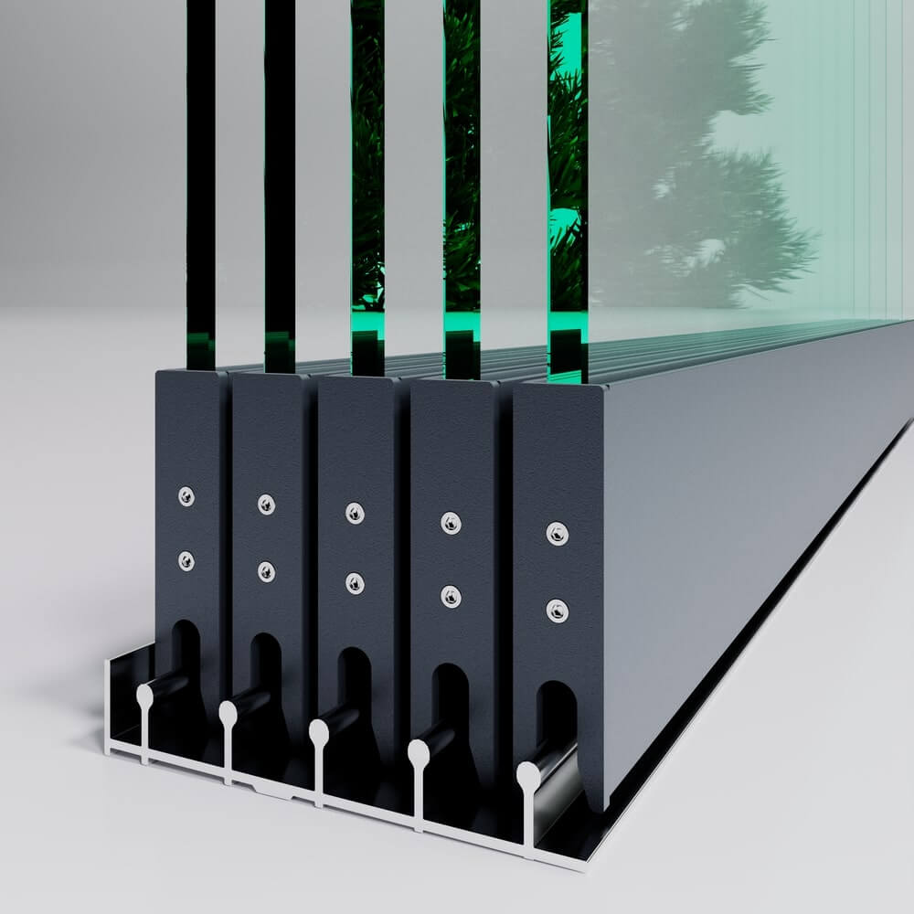 Breite von 406 cm bis zu 440 cm