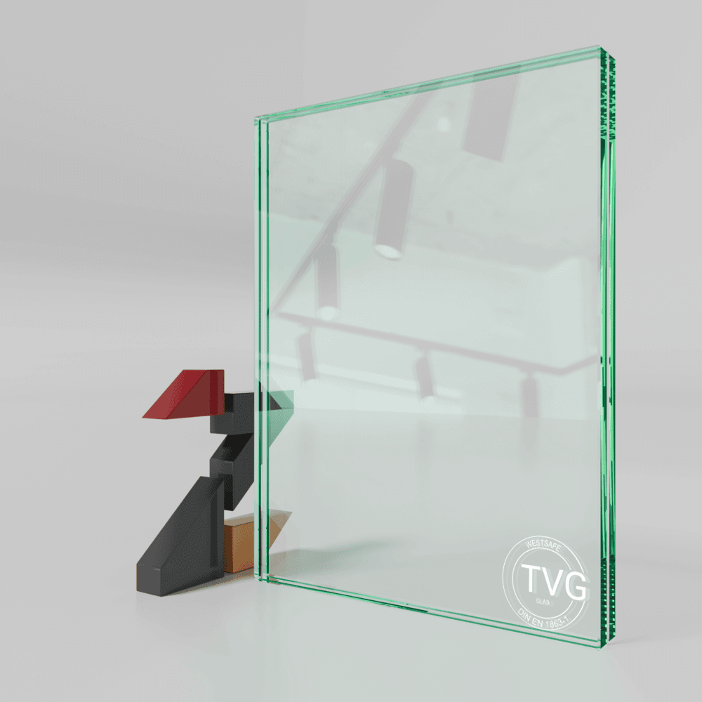 VSG Glas 8.76mm klar aus 2 x TVG Glas