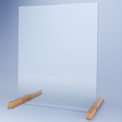 Spuckschutz - echtes Sicherheitsglas ESG F1