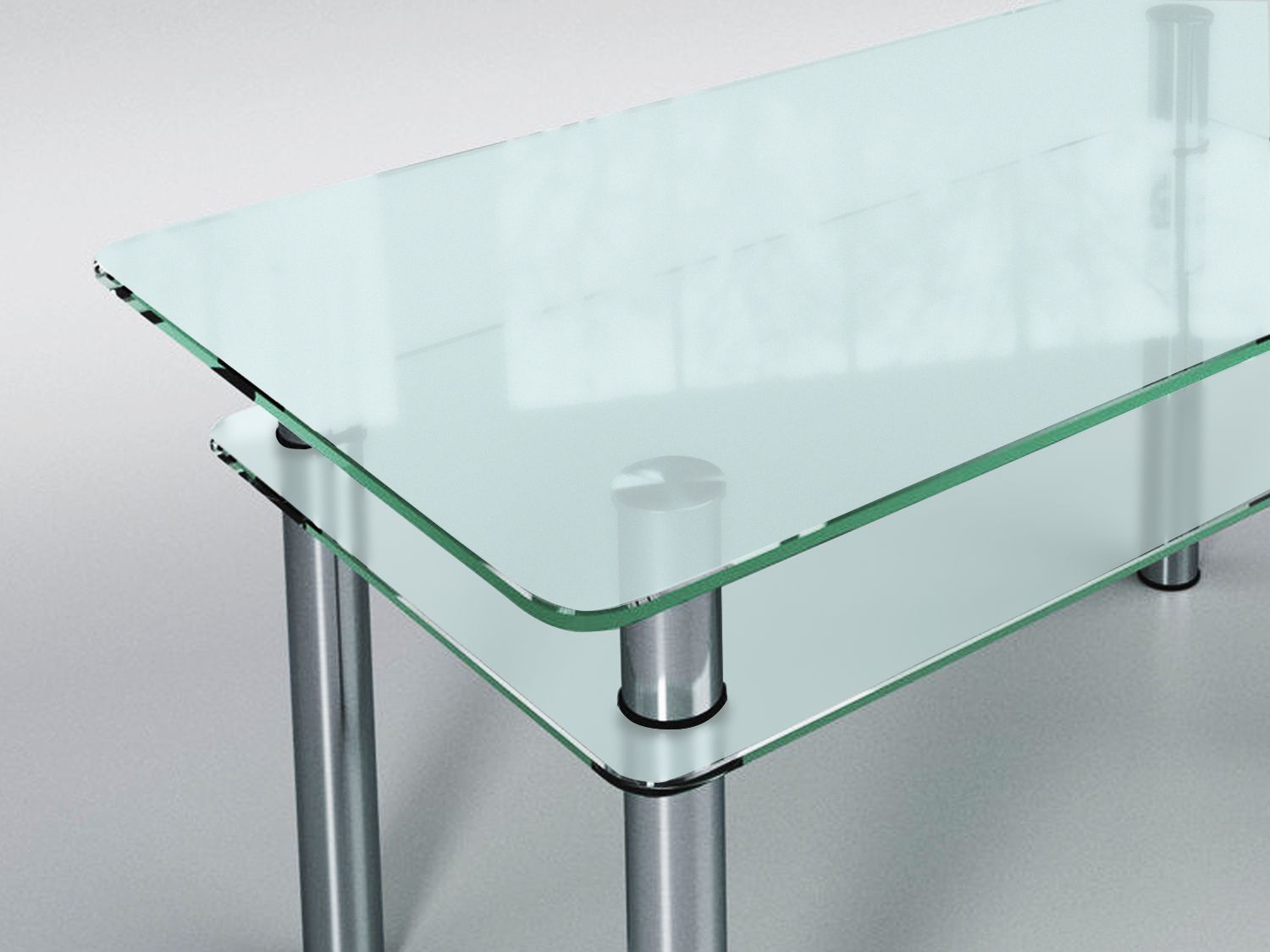 Glastischplatte ESG Satinato 8mm